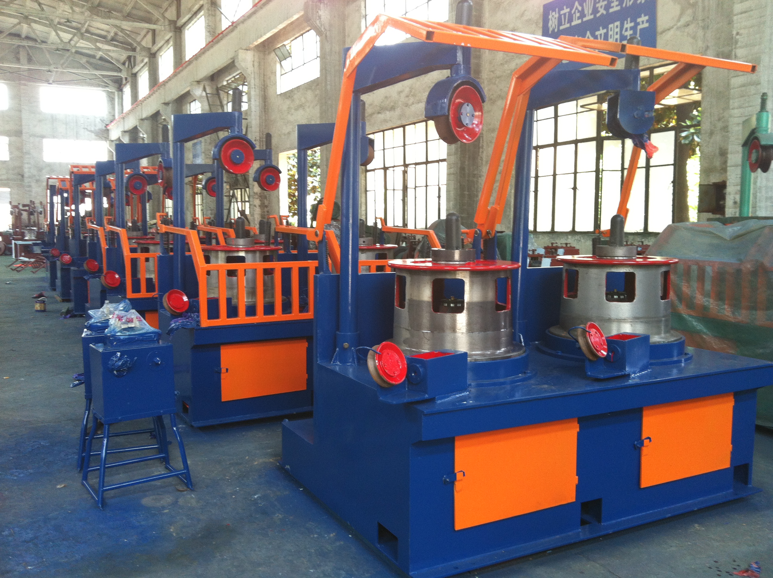 High Speed Wheel Type Wire Drawing Machine for Low Carbon Steel
